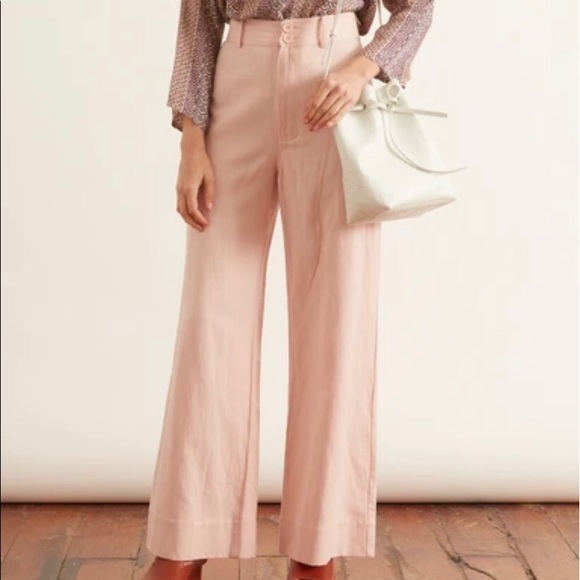 Apiece Apart Pants - Apiece Apart Long Merida Pant Blush 8